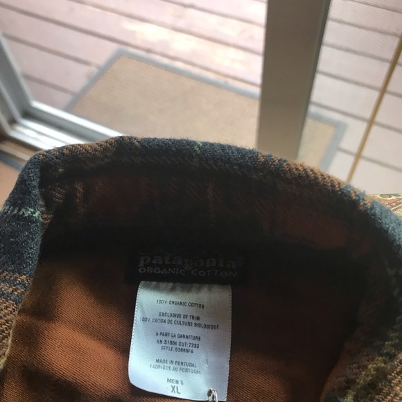 Vintage Rare Patagonia Men’s Heavyweight Organic Cotton Flannel Shirt - Picture 9 of 15